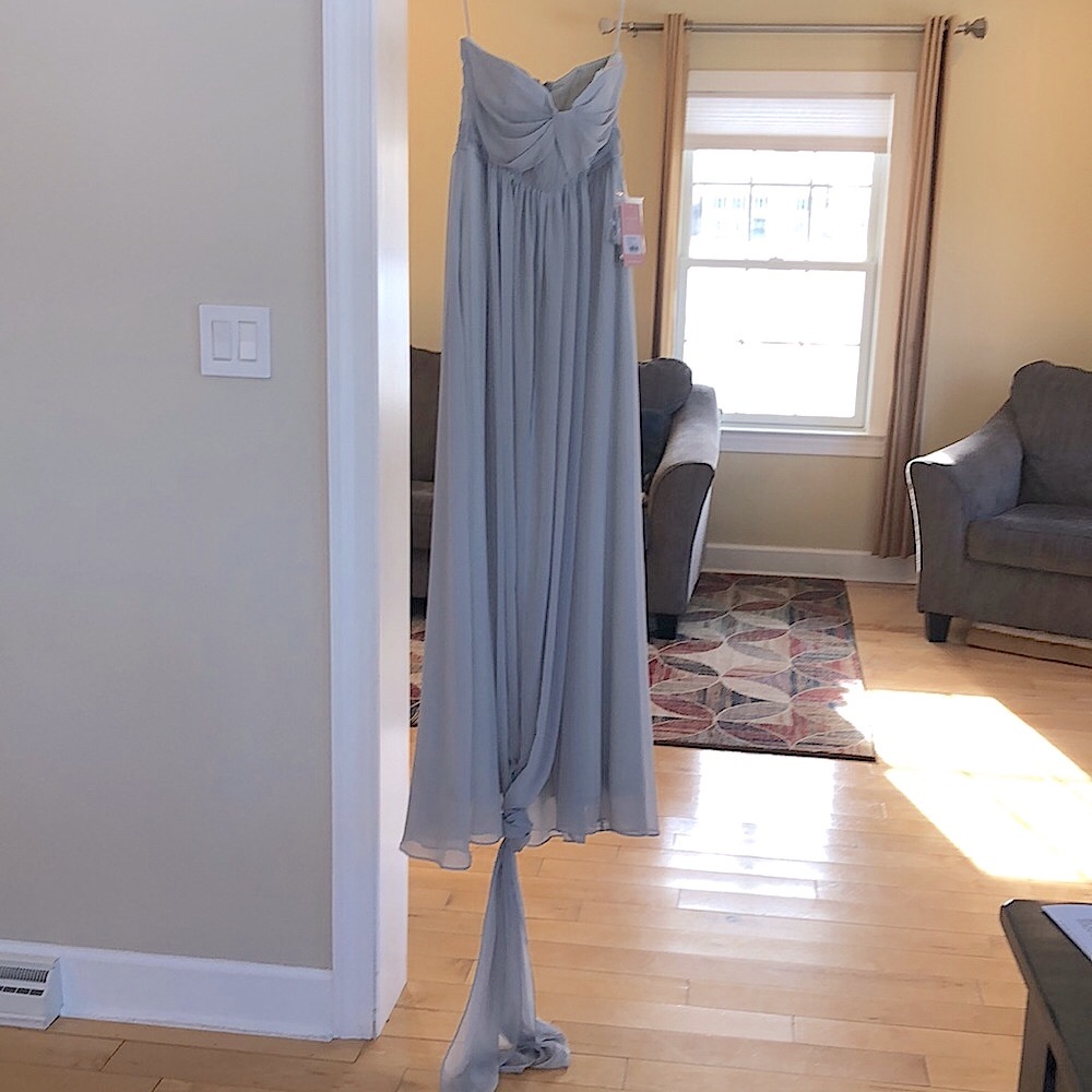 NWT Birdy Grey Convertible Dress Called Grace In Dove Gray Size XS
